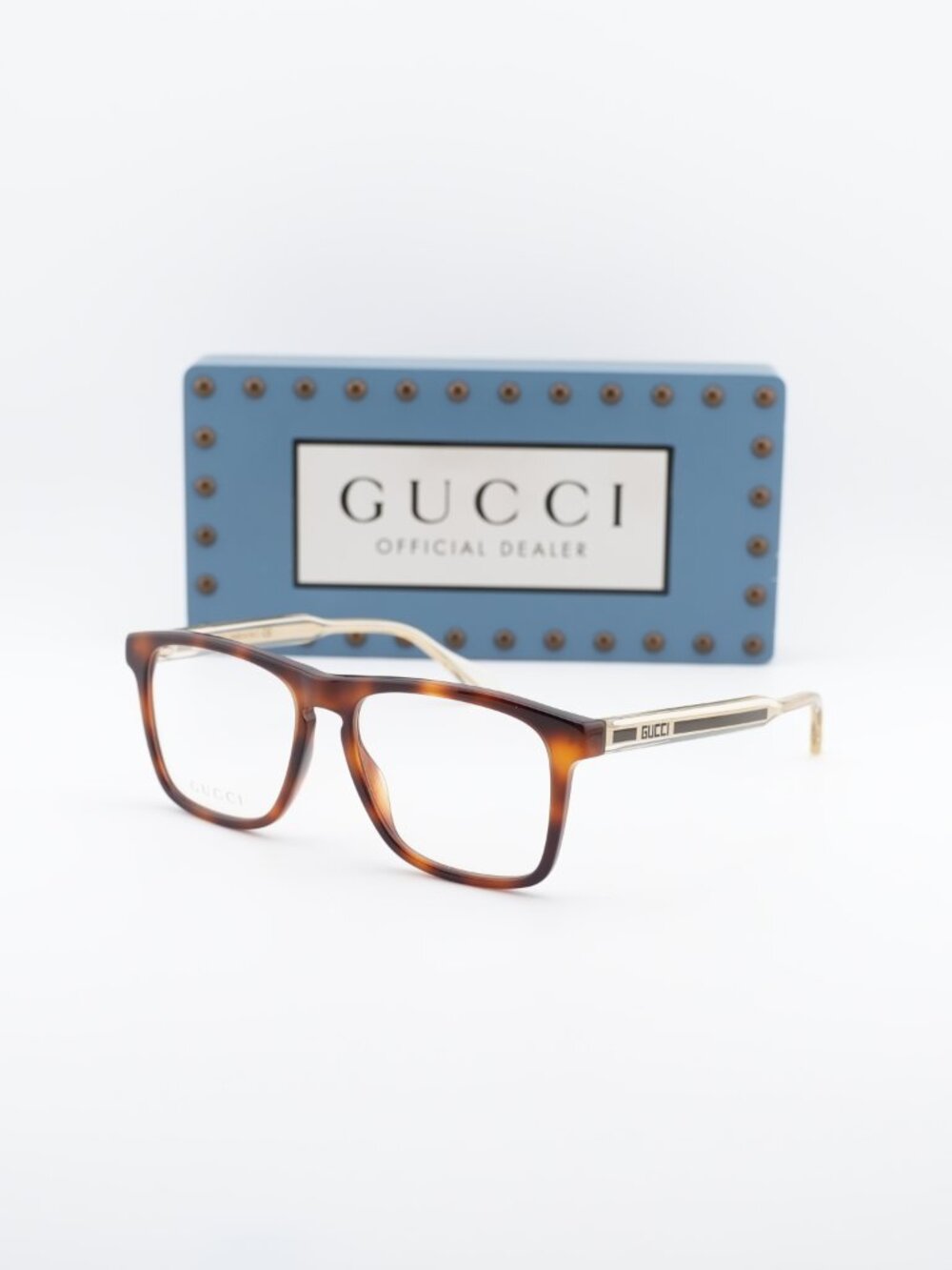 Gucci GG0561O 002 Rectangle Eyeglasses 54mm - Havana
